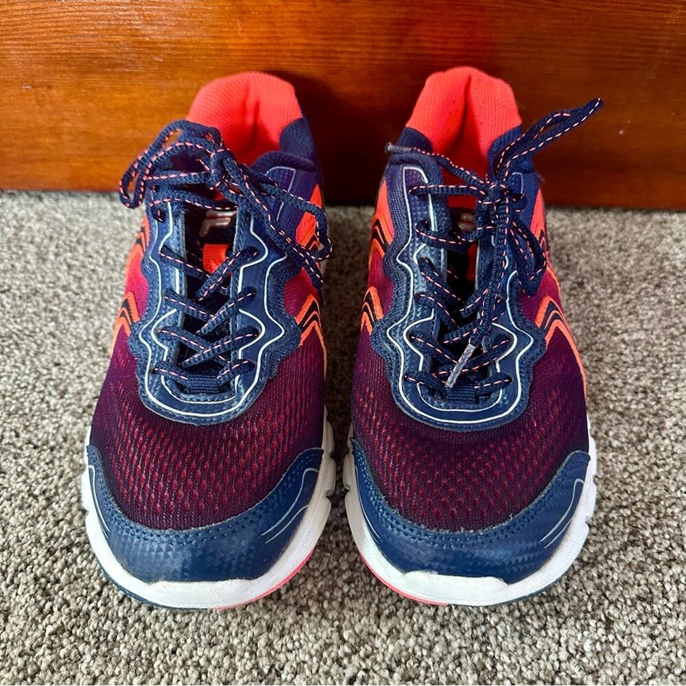 FILA Women’s Running Shoes | Size 8 | Navy Coral Athletic Sneakers